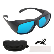 (Black) 650nm Laserschutzbrille Rundum-Schutz Weiß