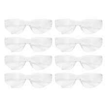 8x Schutzbrille stoßfest staubdicht Augenschutz