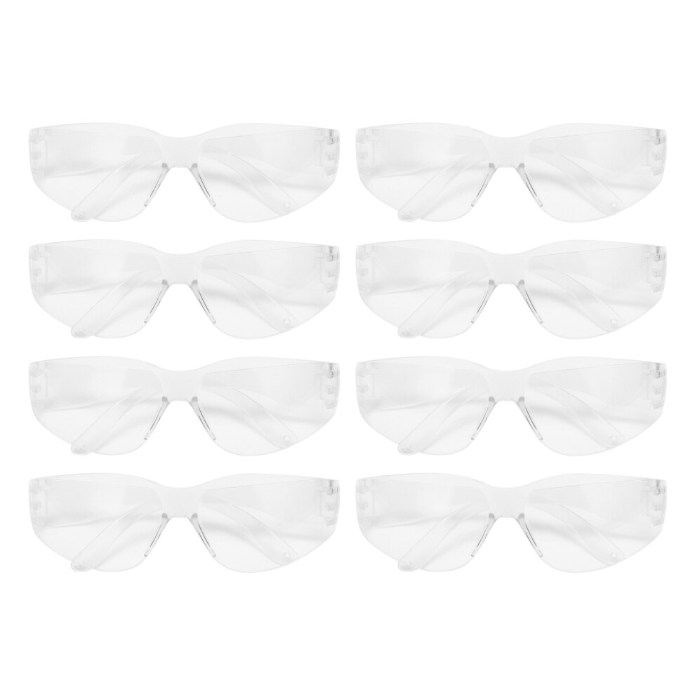 8Pcs Safety Goggles Anti-Impact Dustproof Eyes Protector 604725144355