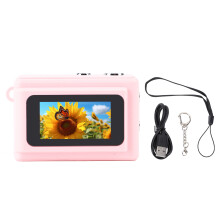 (Roseate) 12MP 1080P HD Digital Camera 0.96 Inch Display Portable Cycling