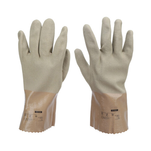 (M/8‑9cm) Nitrilhandschuhe Chemikalienbeständig Schwerlast XL