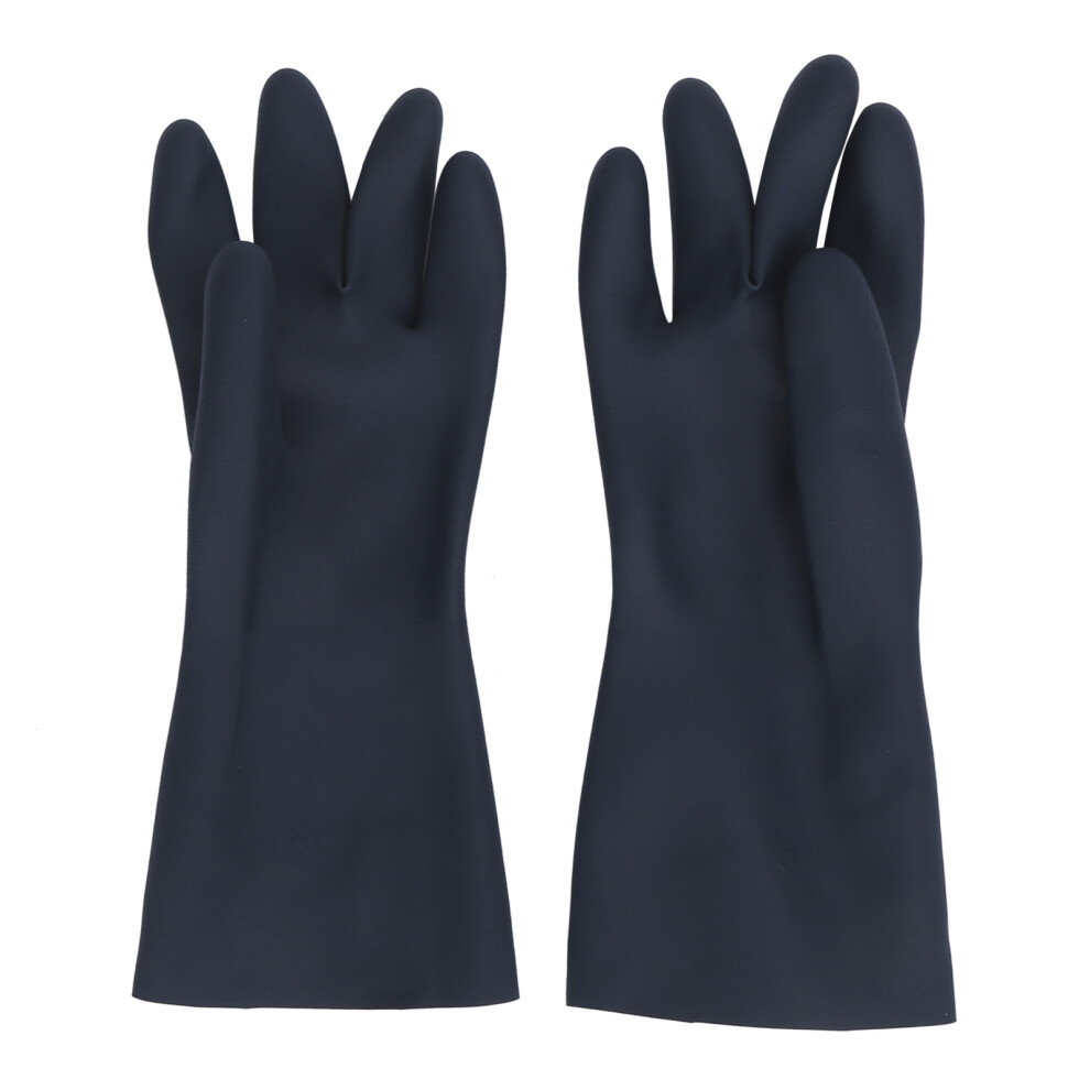 (M) Neoprene Chemical Resistant Gloves Acetone Acid Alkali Lining 604725145185