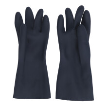 (XL) Neoprene Chemical Resistant Gloves Acetone Acid Alkali Lining