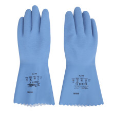 (M) Naturkautschuk-Handschuhe Hochtemperatur Korrosionsbeständig Dick