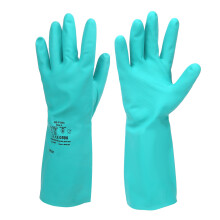 (L 3.54‑3.94in Palm Width) 1 Paar Nitrilhandschuhe Chemikalienbeständig Rutschfest XL
