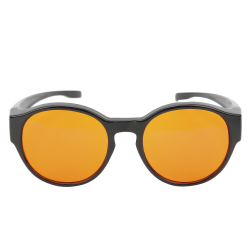 Anti-Blaustrahl-Brille für Computer mit bernsteinfarbenen Gläsern 1