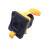 (Black) Panel-Mount-Steckverbinder 90 Grad Wasserdicht Schwarz 1