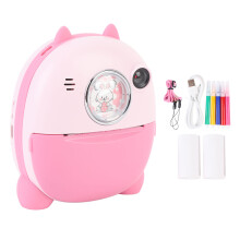 Instant Print Camera 1080P 48MP HD Dual Lens with 3 Rolls Paper