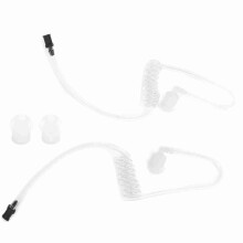 2PCS Acoustic Tube Headset UV Resistant Coil for Baofeng