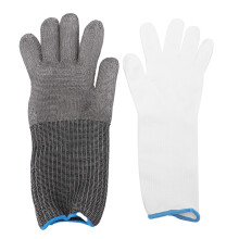 Edelstahl-Handschuh Level 5 Schnittfest Stabresistent