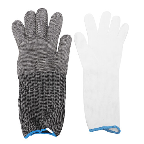 Edelstahl-Handschuh Level 5 Schnittfest Stabresistent