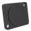 (Black) Datenmodul-Staubabdeckung Robust Schwarz 3