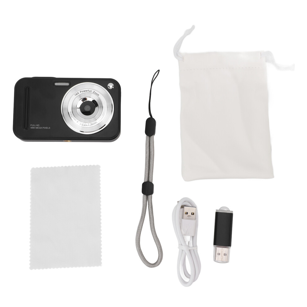 1080P 48Mp Digital Camera 16X Zoom 2.4 Inch Tft Anti Shake 643505174373