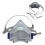 Half Face Cover Reusable Anti-Particulate Filter with Cotton 4