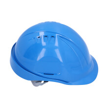 Blue Adjustable ABS Hard Hat Anti-Smash Construction Helmet