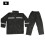 (XL) 2Pcs Reflective Raincoat Windproof Safety Suit XL 1