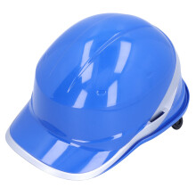 Blaue Schutzhelm verstellbar mit Reflektorstreifen für Bauarbeiten