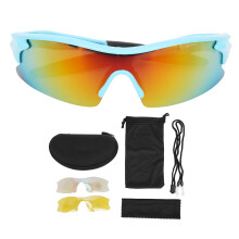 Kindersportbrille Anti-UV Anti-Nebel Blauer Rahmen