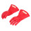 (Size 9) Elektriker-Isolierhandschuhe 2,5kV Latex Größe 9 4