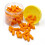 (Orange) 50 Pairs Soft Foam Earplugs Noise Reduction for Sleeping Learning 2