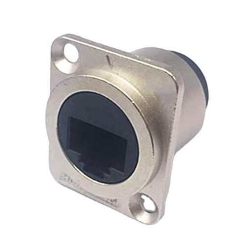 (Silver Shell) RJ45-Panel-Montage-Kupplung-Buchse-Buchse-LAN-Silber 1
