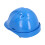 Blue Adjustable ABS Hard Hat Anti-Smash Construction Helmet 5