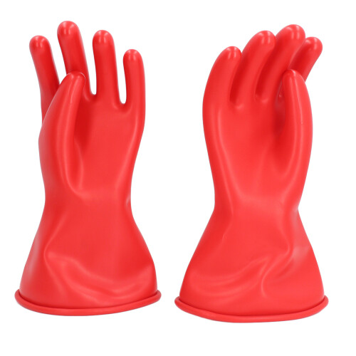 (Size 9) Elektriker-Isolierhandschuhe 2,5kV Latex Größe 9 2