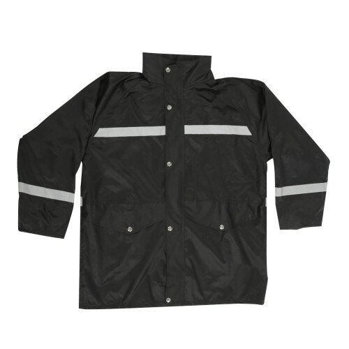 (XL) 2Pcs Reflective Raincoat Windproof Safety Suit XL 2