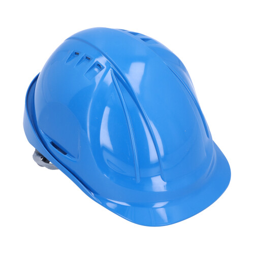 Blue Adjustable ABS Hard Hat Anti-Smash Construction Helmet 1