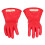 (Size 9) Elektriker-Isolierhandschuhe 2,5kV Latex Größe 9 5