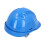 Blue Adjustable ABS Hard Hat Anti-Smash Construction Helmet 3