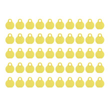 50pcs Livestock Neck Tags TPU QR Code ID Tag for Cattle Ranch