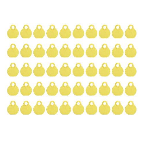 50pcs Livestock Neck Tags TPU QR Code ID Tag for Cattle Ranch