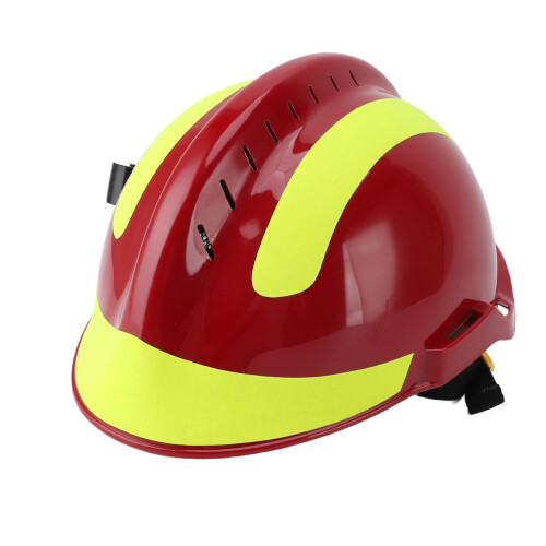 Rescue Safety Helmet Heat Shock Resistant Adjustable Vented Fire