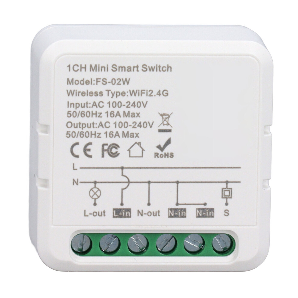 Smart Relay Switch Module Wifi Voice Remote With Timer 604725119971