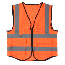 (Orange) Sichtbare Sicherheitsweste Netz Reflektierend Orange
