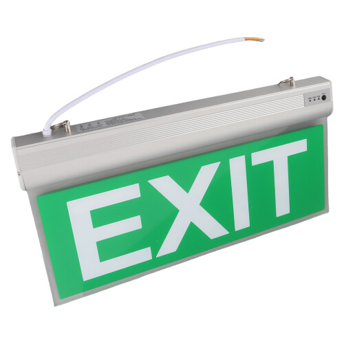 110V Acrylic 3W 12LED Emergency Exit Sign Light 1
