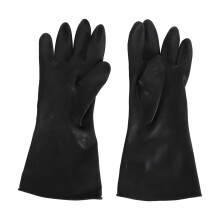 (B36‑L) 1 Paar Chemikalienbeständige Latex-Handschuhe Lange Manschetten