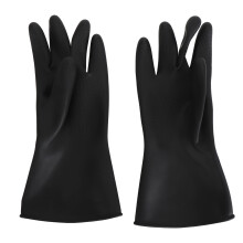 (B31‑L) 1 Paar Chemikalienbeständige Latex-Handschuhe Lange Manschetten