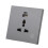 (Black) WiFi Smart Steckdose Tuya Touch USB-C 95-250V 4