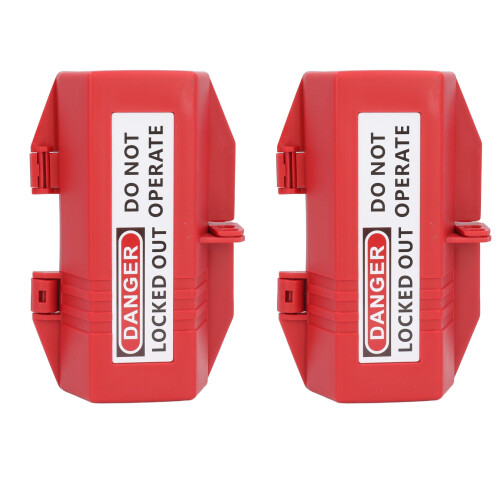 2x Stromstecker-Sperrvorrichtung für industrielle Stromversorgung 1