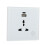 (White) WiFi Smart Steckdose Tuya Touch USB-C 95-250V 4