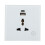 (White) WiFi Smart Steckdose Tuya Touch USB-C 95-250V 2