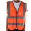 (Orange) Sichtbare Sicherheitsweste Netz Reflektierend Orange 2