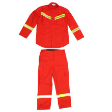 (XXL (185cm)) Firefighter Rescue Suit Flame Retardant Gear XXL 185cm