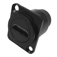 (Black) HD-Multimedia-Interface-D-Panel-Stecker Adapter