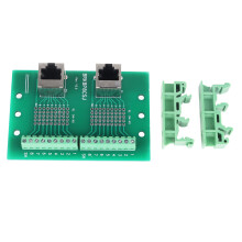 Ethernet-Breakout-Board Schnellübertragung DIN-Schiene RJ45