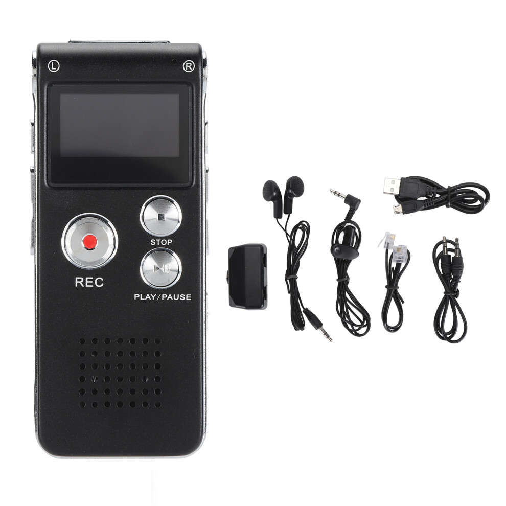 (8G) Digital Voice Recorder Portable Voice Activated 16G-image-OPC-PMK5H5D-NEW