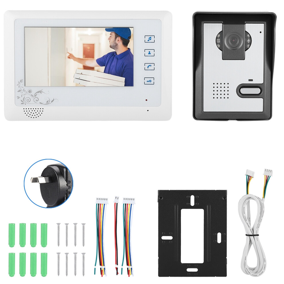 7Inch Wired Video Intercom Doorbell Door Access Control 604725169198