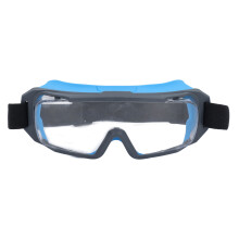 (Blue) Anti-Beschlag Labor-Schutzbrille atmungsaktiv Schwarz